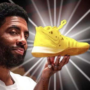 Nike Kids Kyrie Erving 5 Sponge Bob Square Pants Optic Gum (TD)